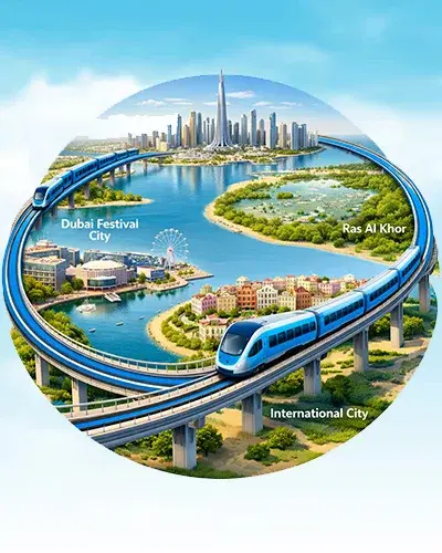 Dubai Blue Line Metro : Which Communities Benefit Most?