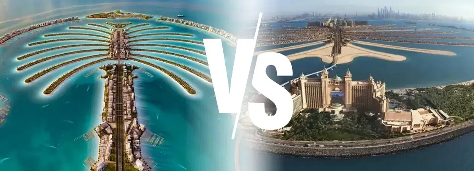 Palm Jebel Ali vs Palm Jumeirah 