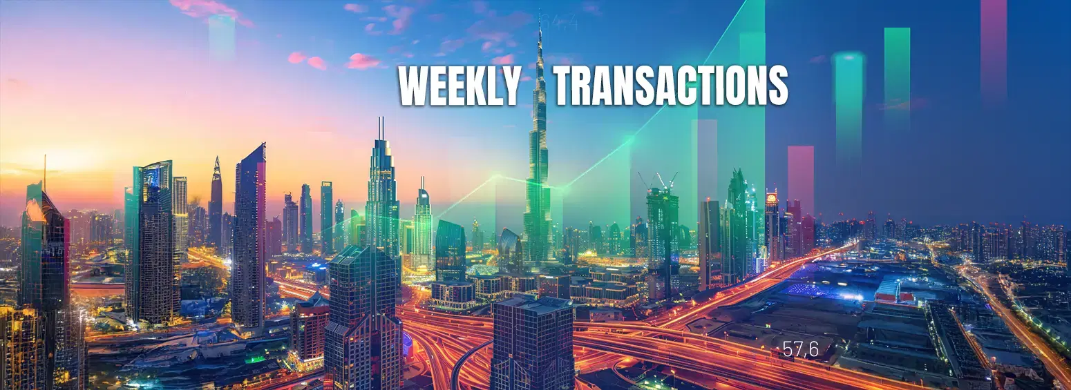 Dubai Real Estate Hits $5.4 Billion in Weekly Transactions