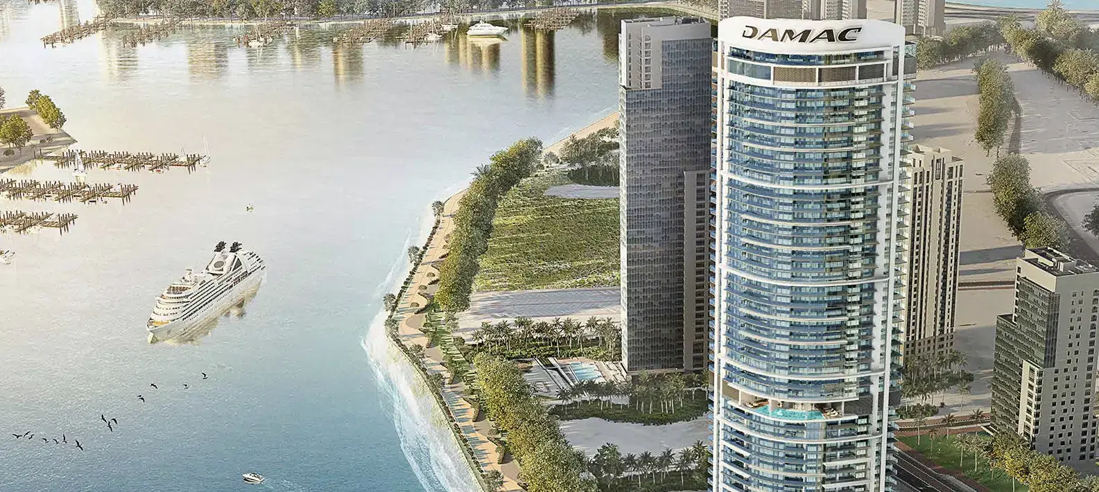DAMAC Harbour Lights Banner