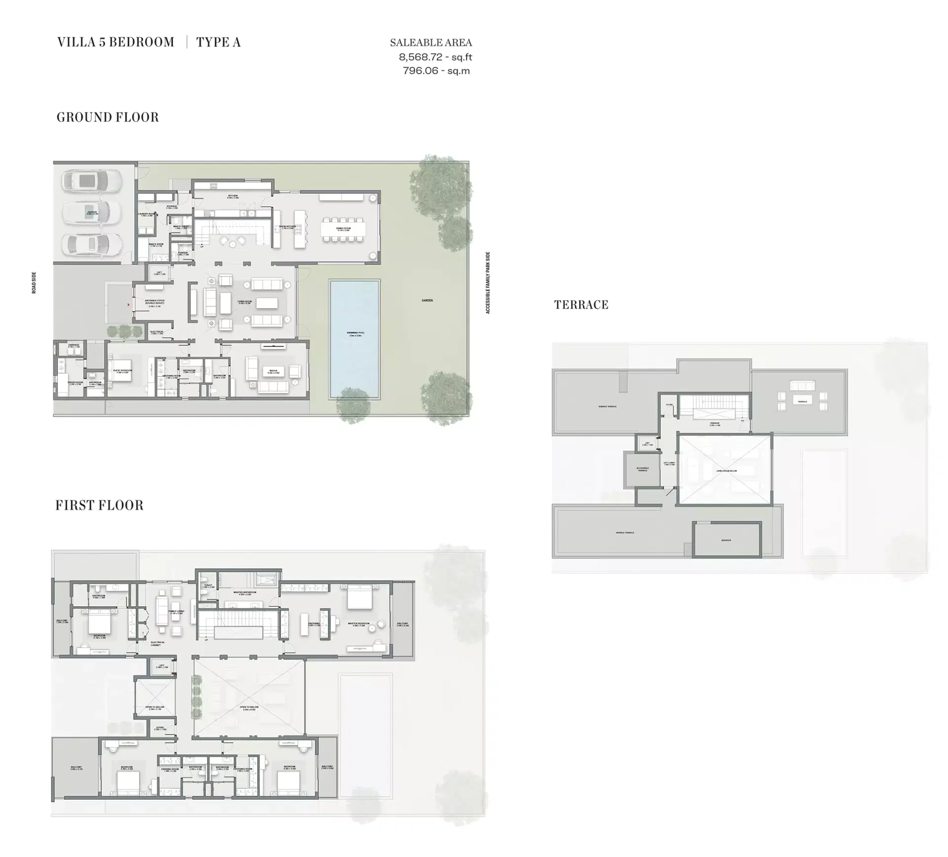 5 BR Villas - Type A