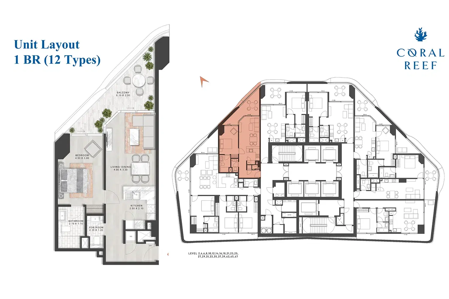 1 Bedroom Apartments