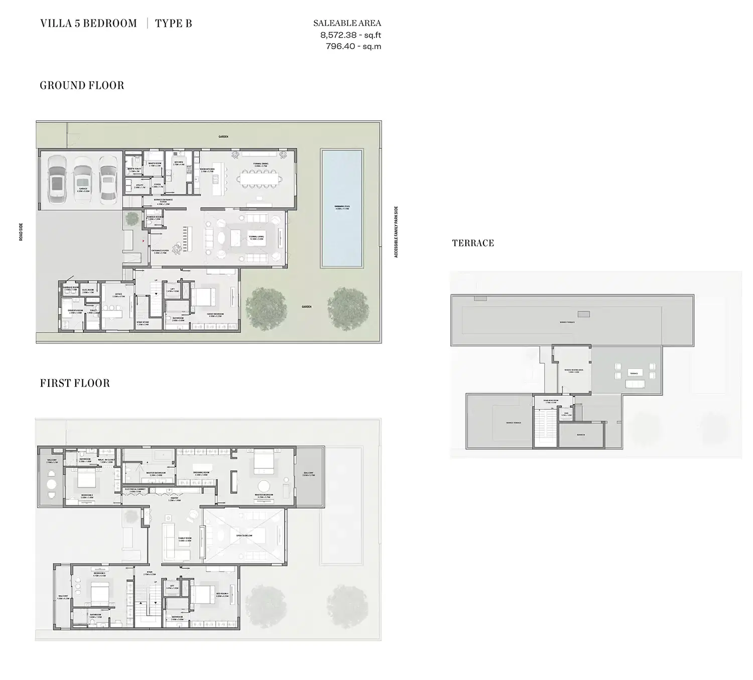 5 BR Villas - Type B
