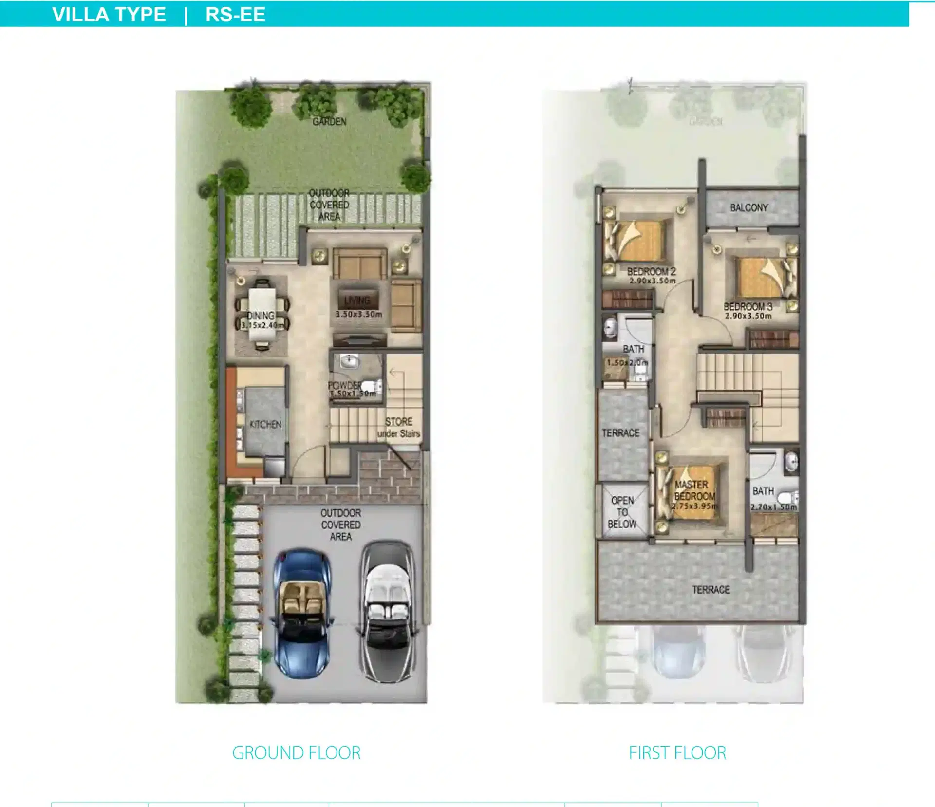 3 Bedroom Villas