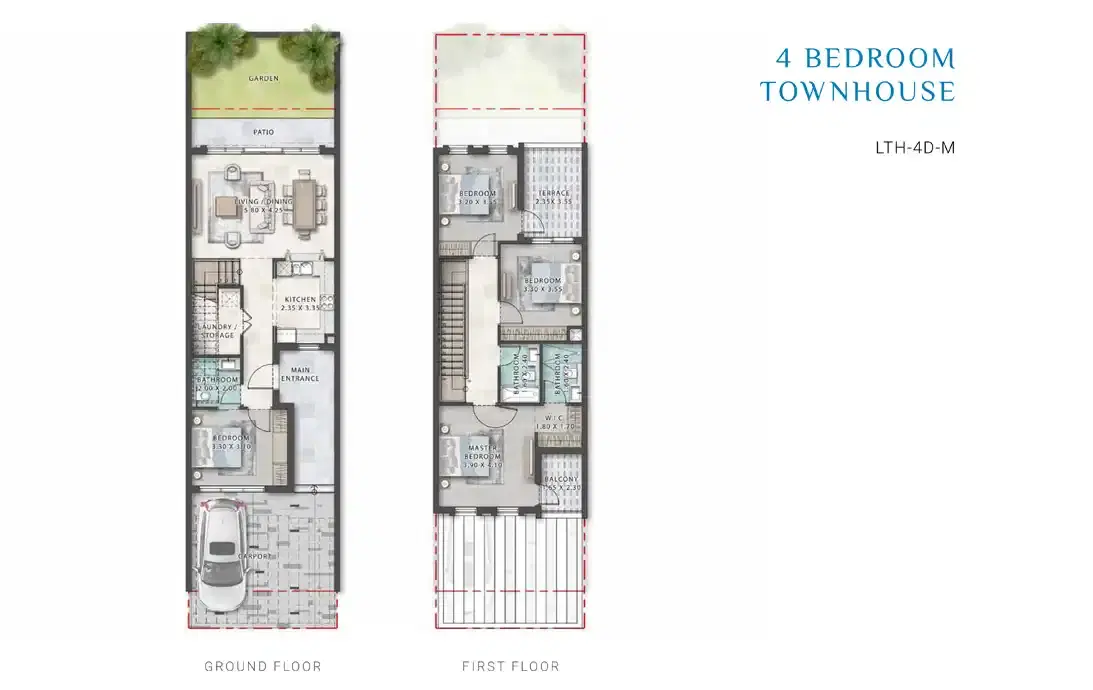 4 Bedroom Townhouses Price-   AED 2 Million