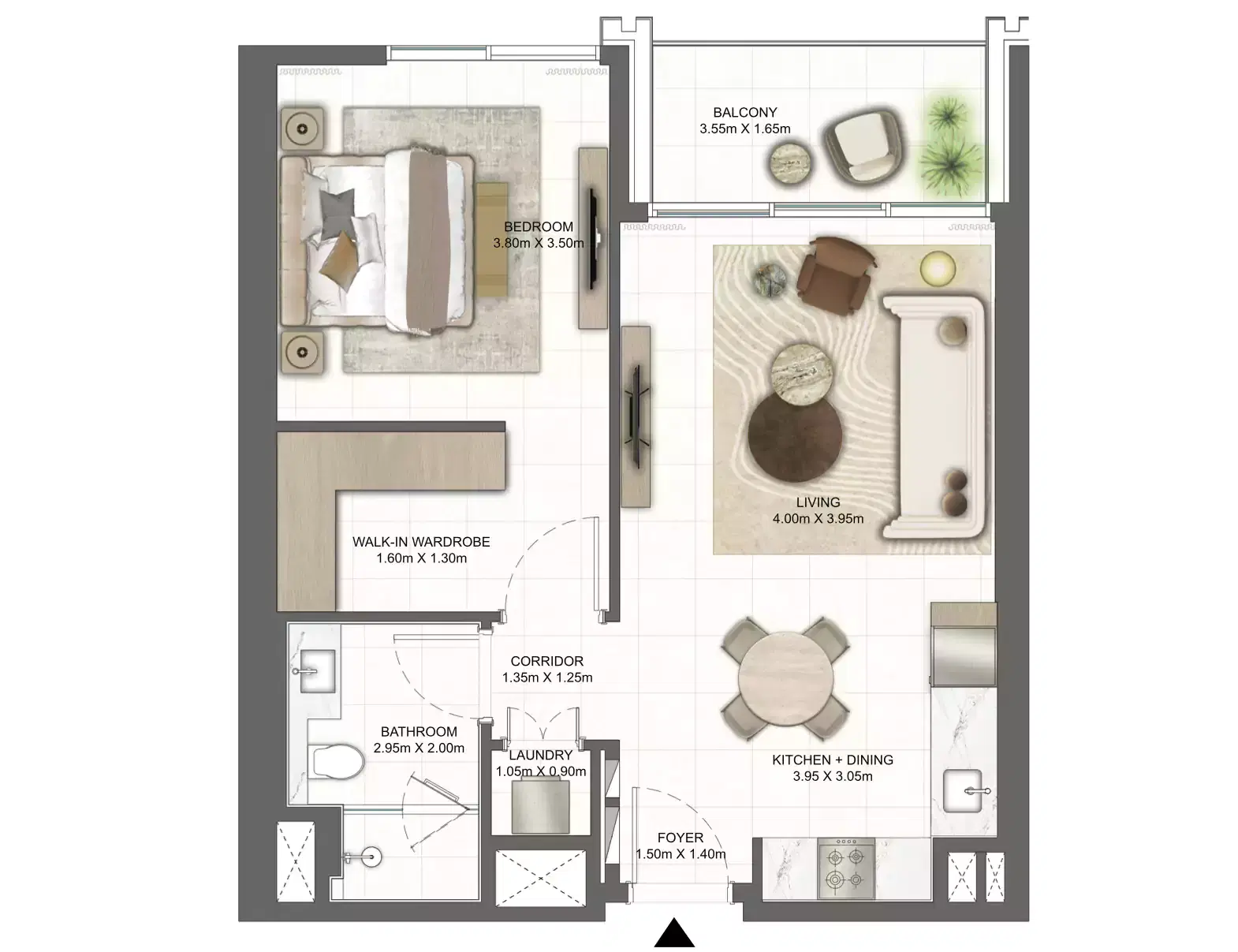 1 Bedroom Appartment