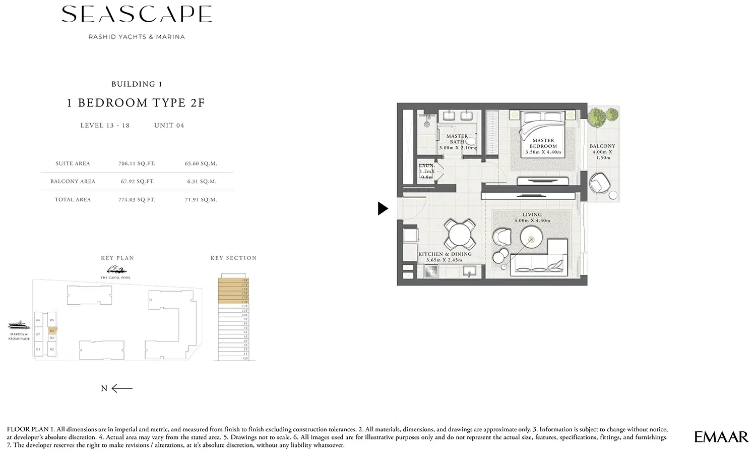 1 Bedroom Apartments