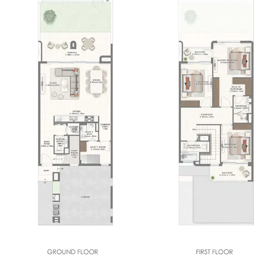 3 Bedroom Townhouses