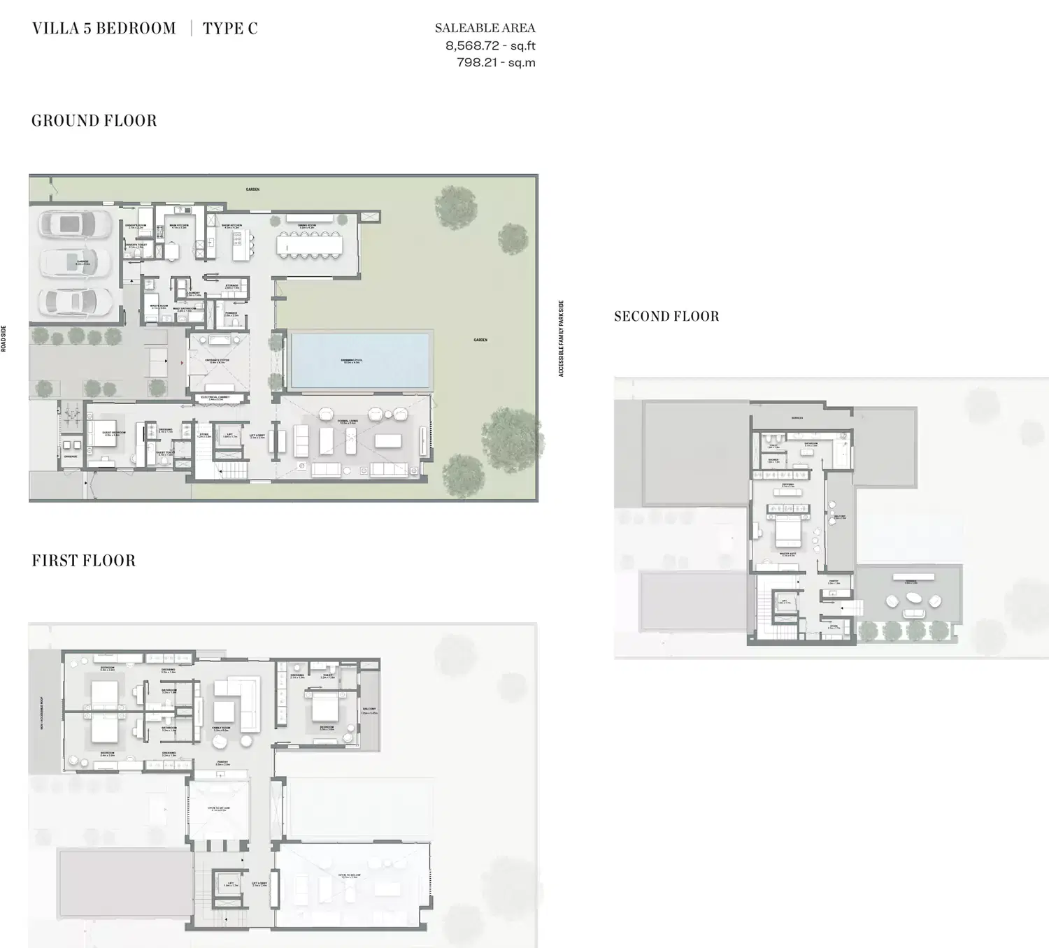 5 BR Villas - Type C