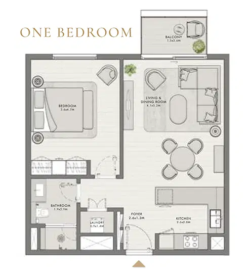 1 Bedroom Apartments