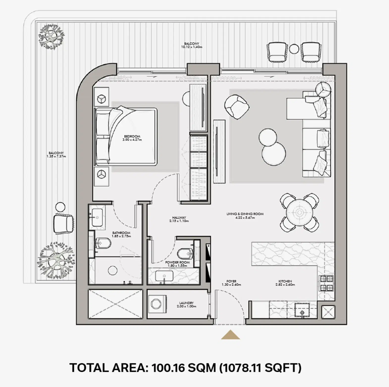 1 Bedroom Apartments