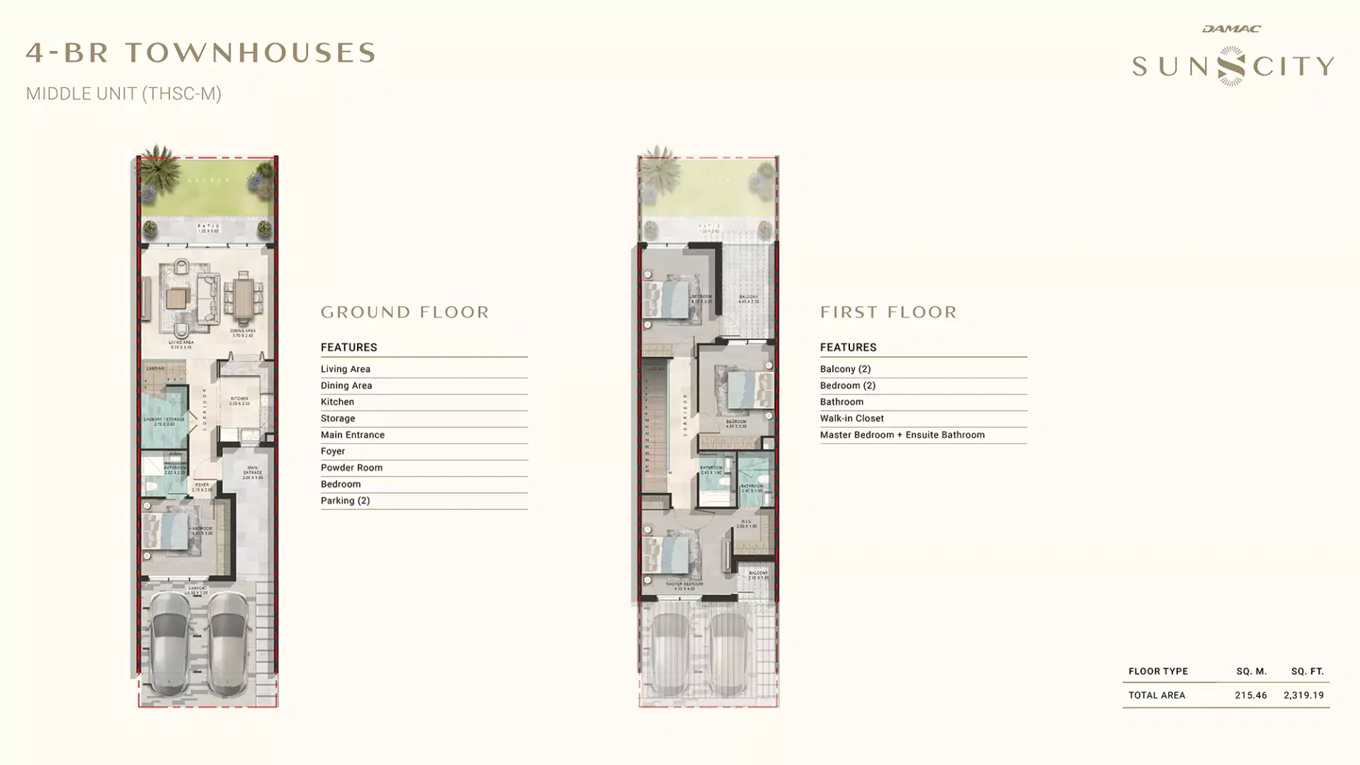 4 Bedroom Townhouses