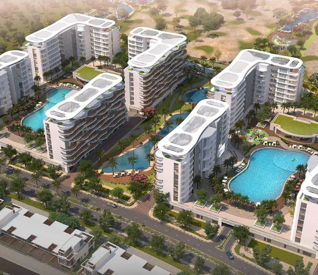 Damac Lagoons View 2 - Arial View