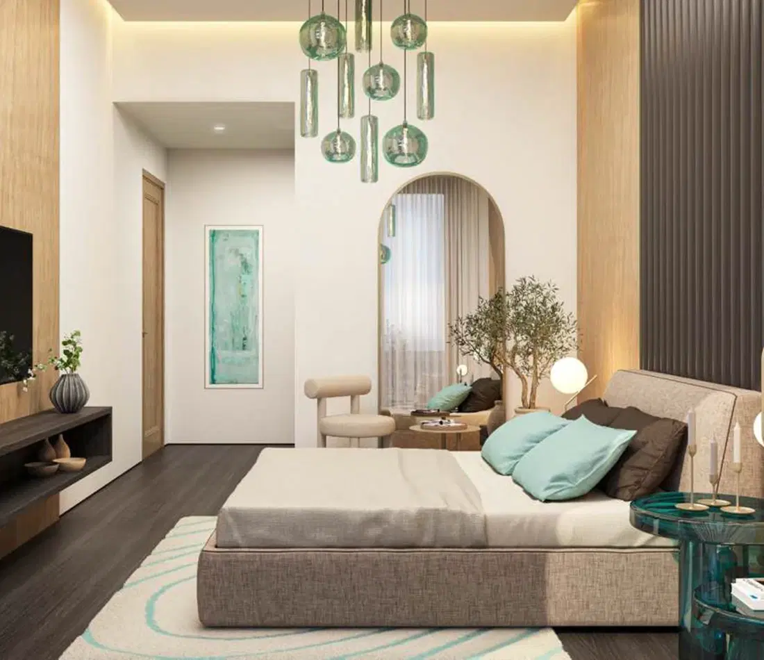 Lagoons View 2 in Damac Lagoons Master Bedroom