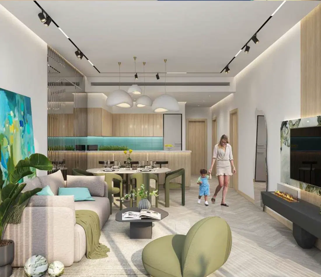 Lagoons View 2 Dubai Drawing Room
