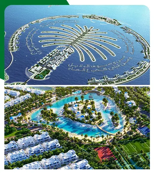 Palm Jebel Ali vs DAMAC Lagoons Dubai 