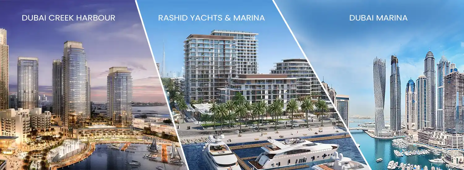 Dubai Creek Harbour Vs. Rashid Yachts & Marina Vs. Dubai Marina: Community Guide