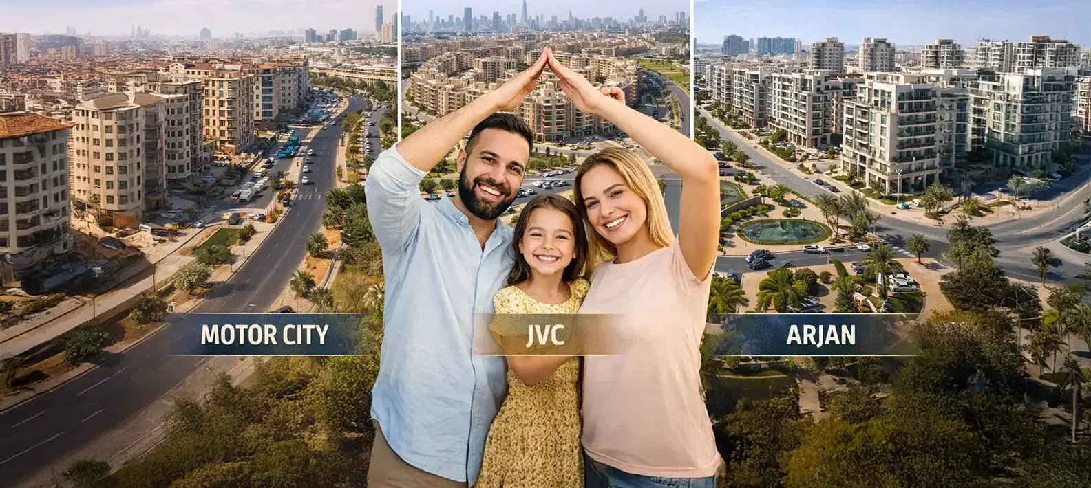 Motor City vs JVC vs Arjan: Best Location for Family Homes in Dubai