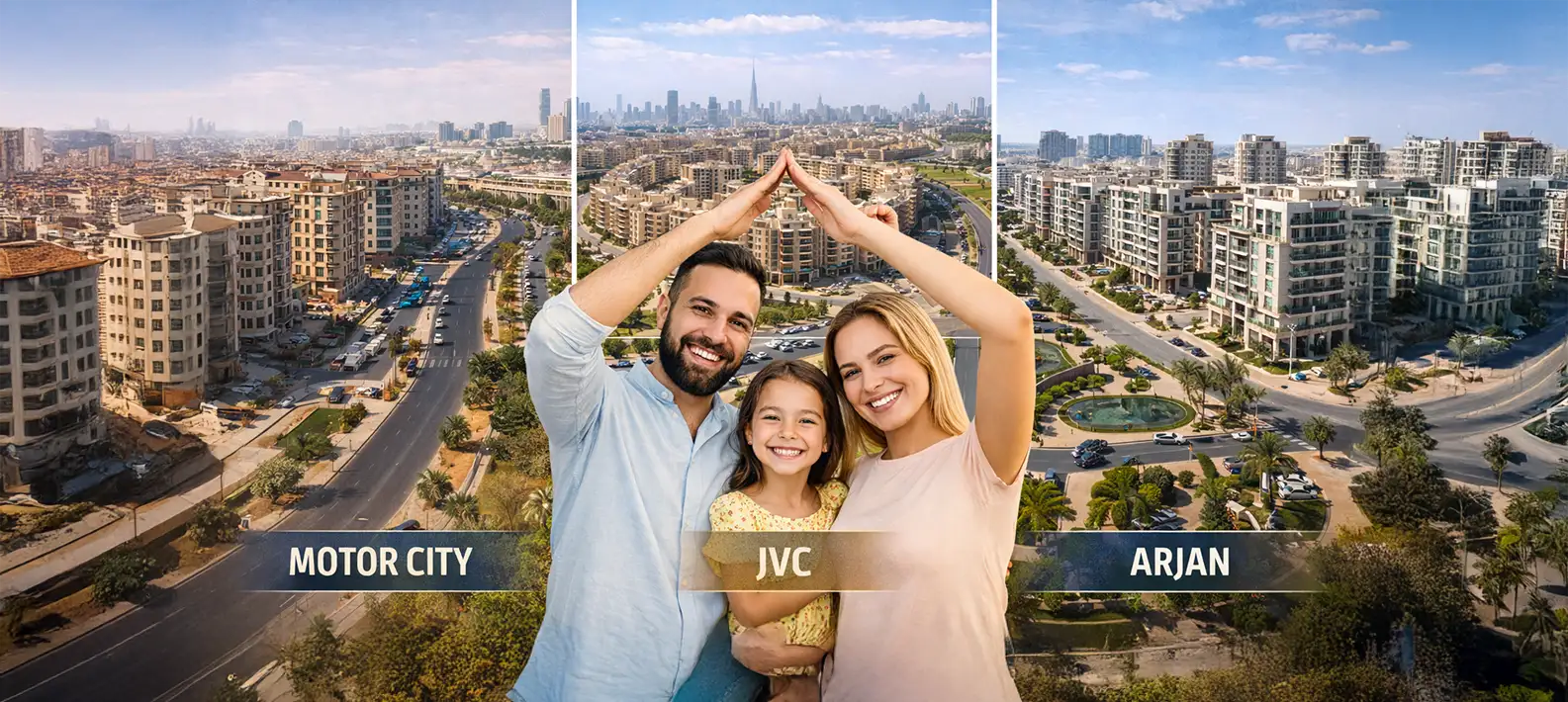 Motor City vs JVC vs Arjan: Best Location for Family Homes in Dubai