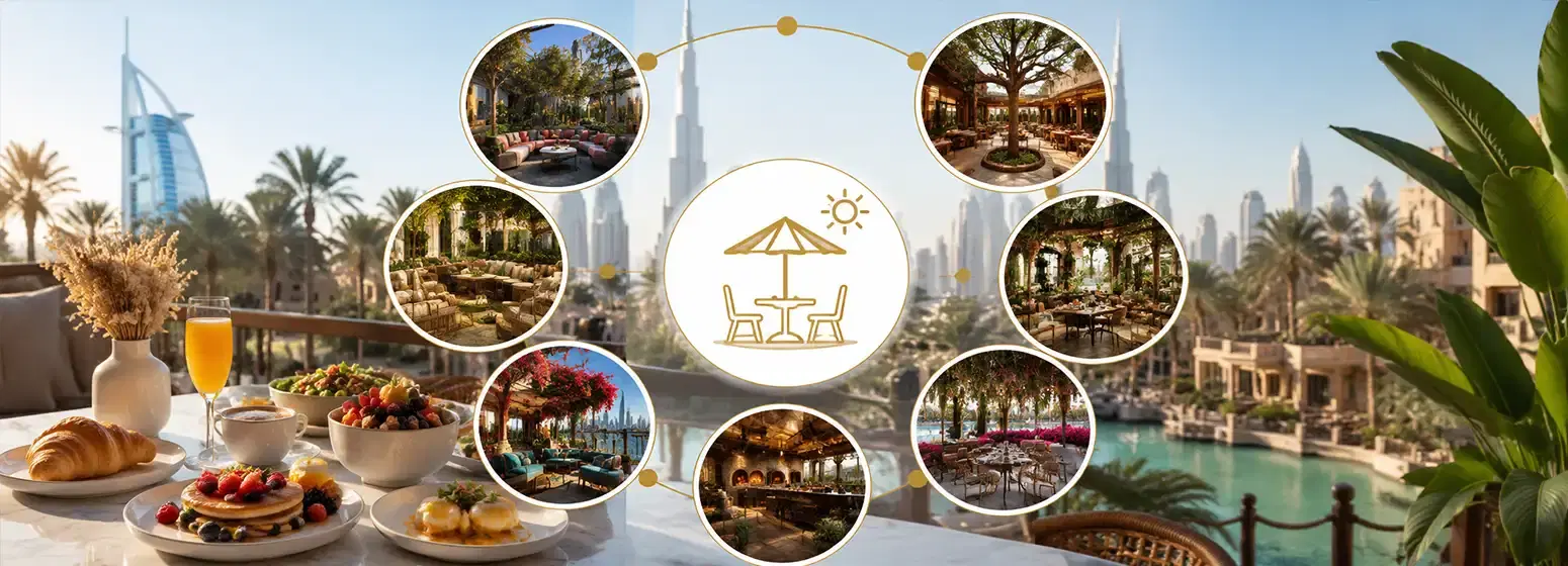 Top 10 Places for Outdoor Brunches in Dubai