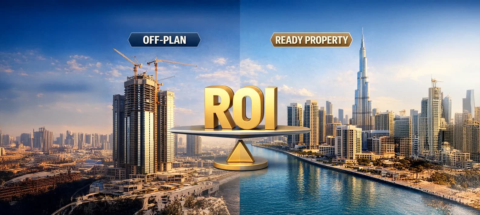Off-Plan vs Ready Property Dubai 2026, A Data-Driven ROI Comparison