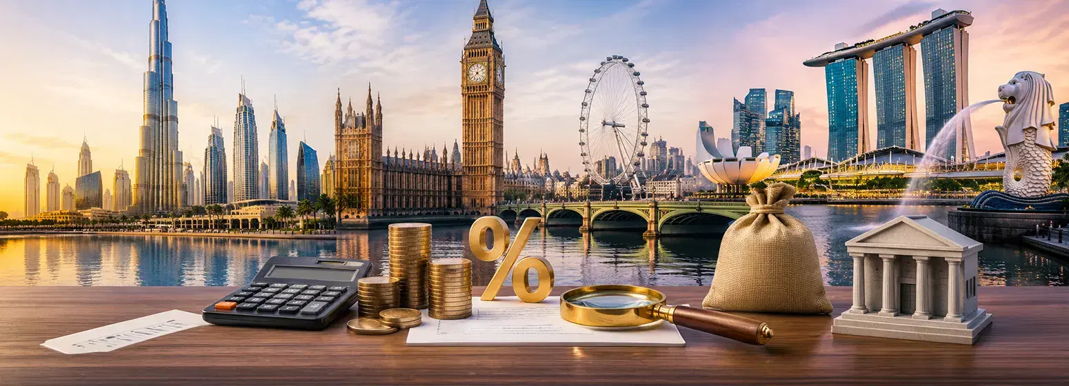 Dubai Tax Benefits vs London, Singapore & Mumbai in 2026