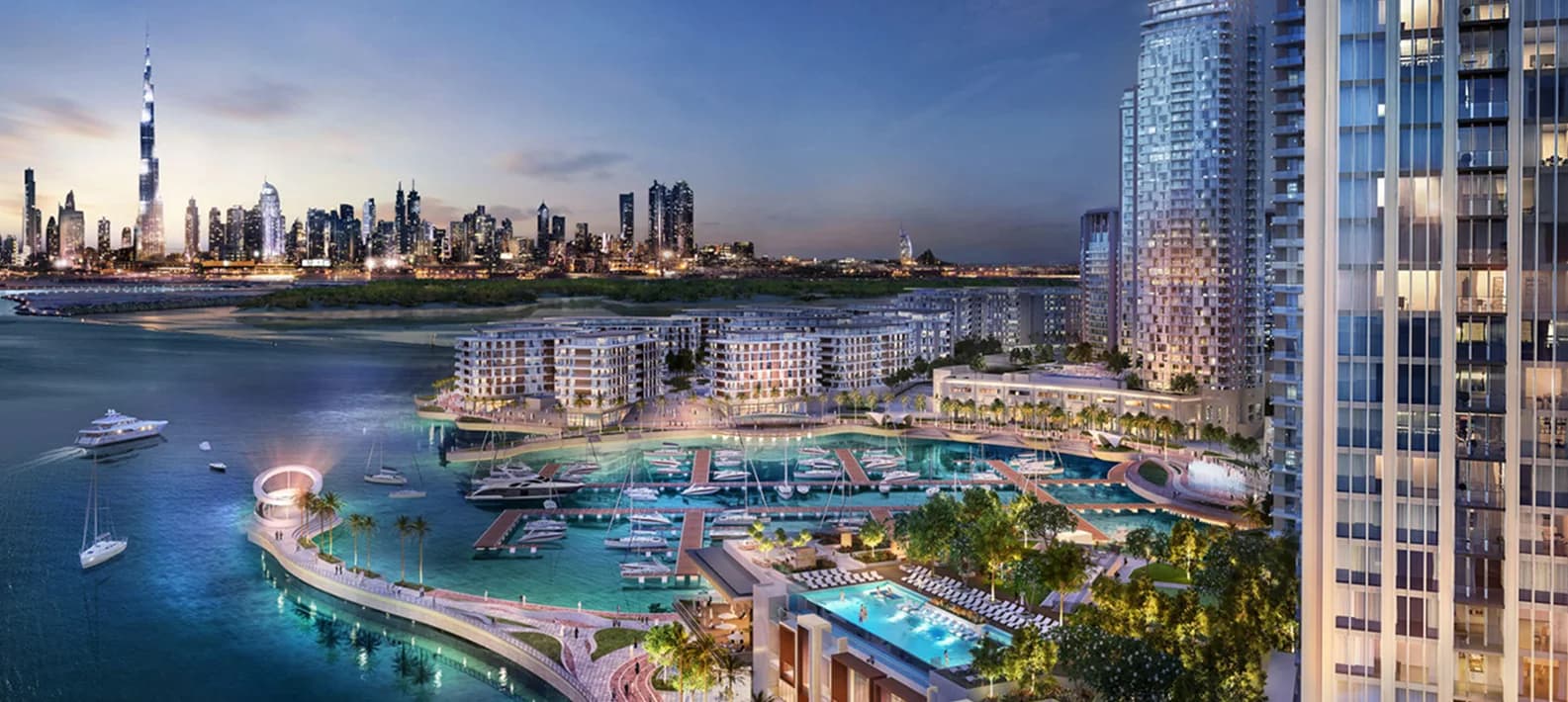 Emaar Palace Residences on The Beach Dubai Creek Harbour Main Banner