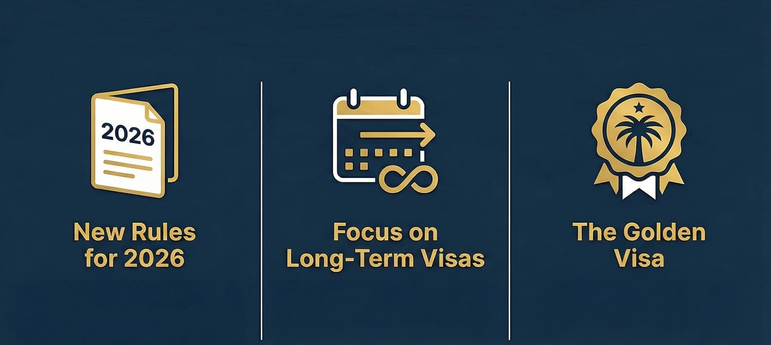 Dubai Visa Rules 2026 - Long-Term Visas & Golden Visa