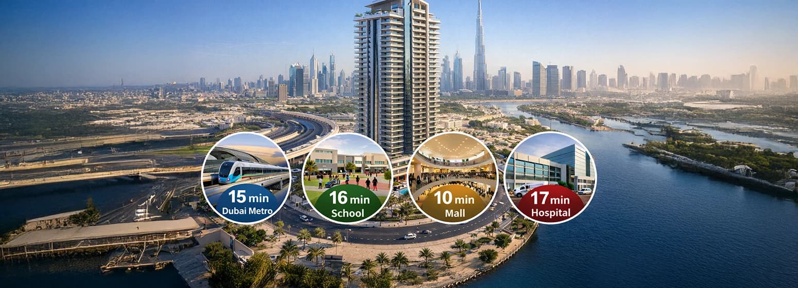 What is the 20 minute city concept Dubai?