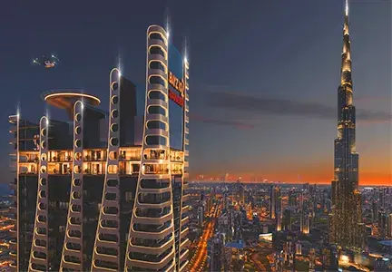 What Is This New High Tower Called Bayz 102 in the Town of Dubai from Danube