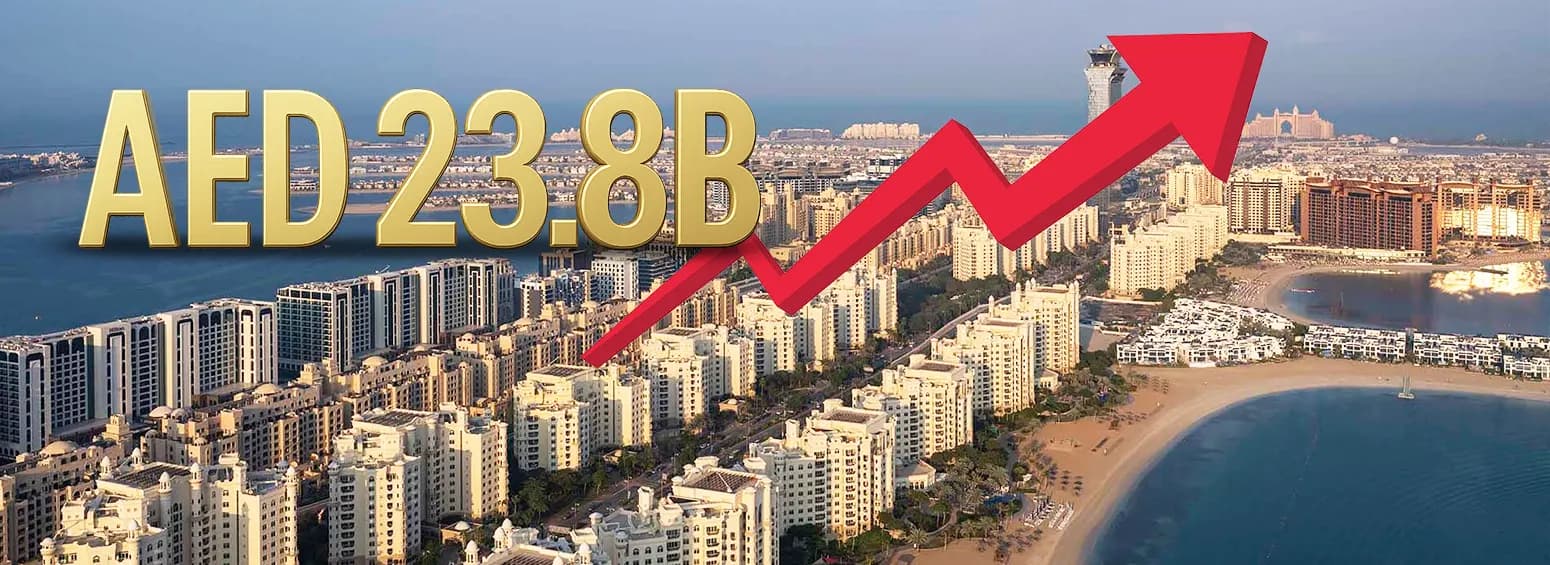 Why Jumeirah Apartments Drives AED 23.8B in Dubai Real Estate Sales?