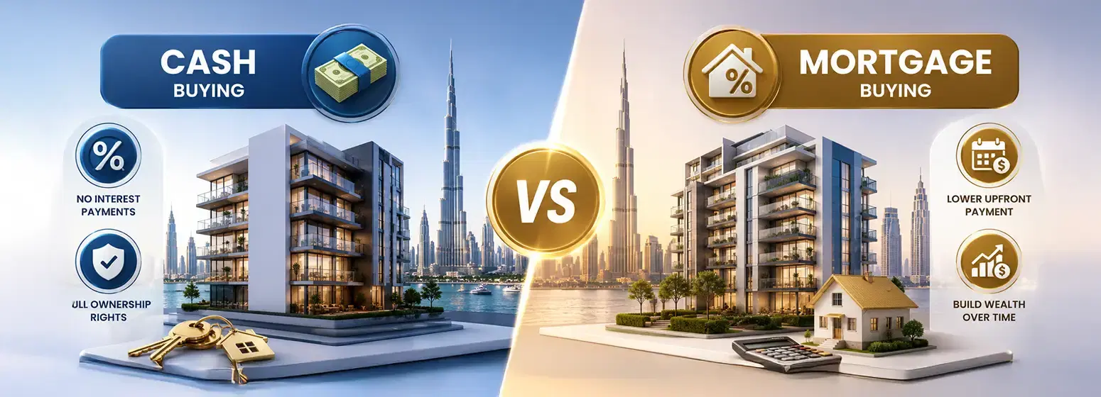Cash vs. Mortgage: Buying Properties in Dubai