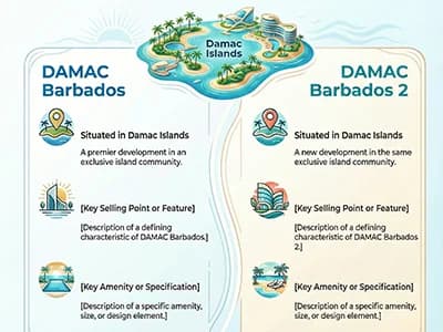 DAMAC Barbados Vs. DAMAC Barbados 2 in Damac Islands 2: A complete guide