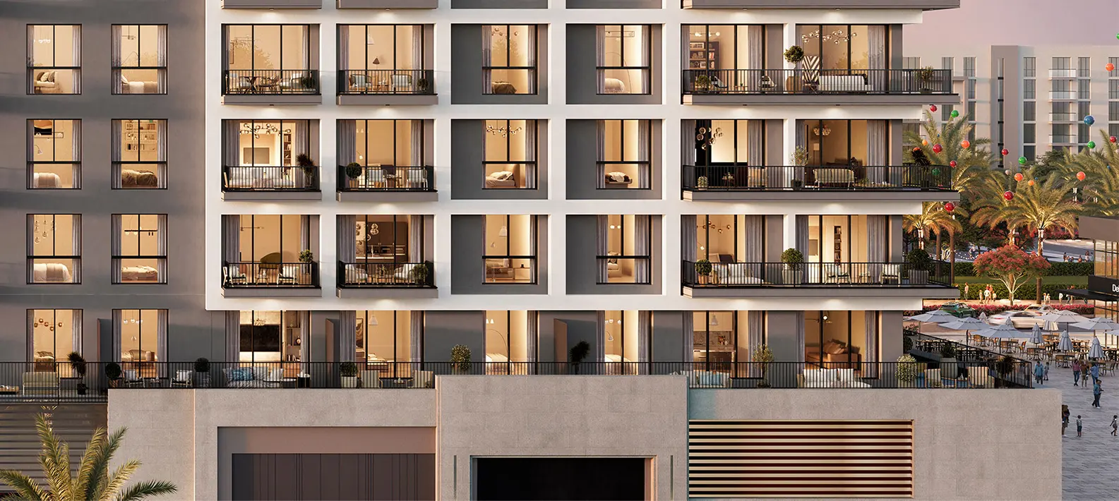 NSHAMA Grove on the Park Dubai Main Banner