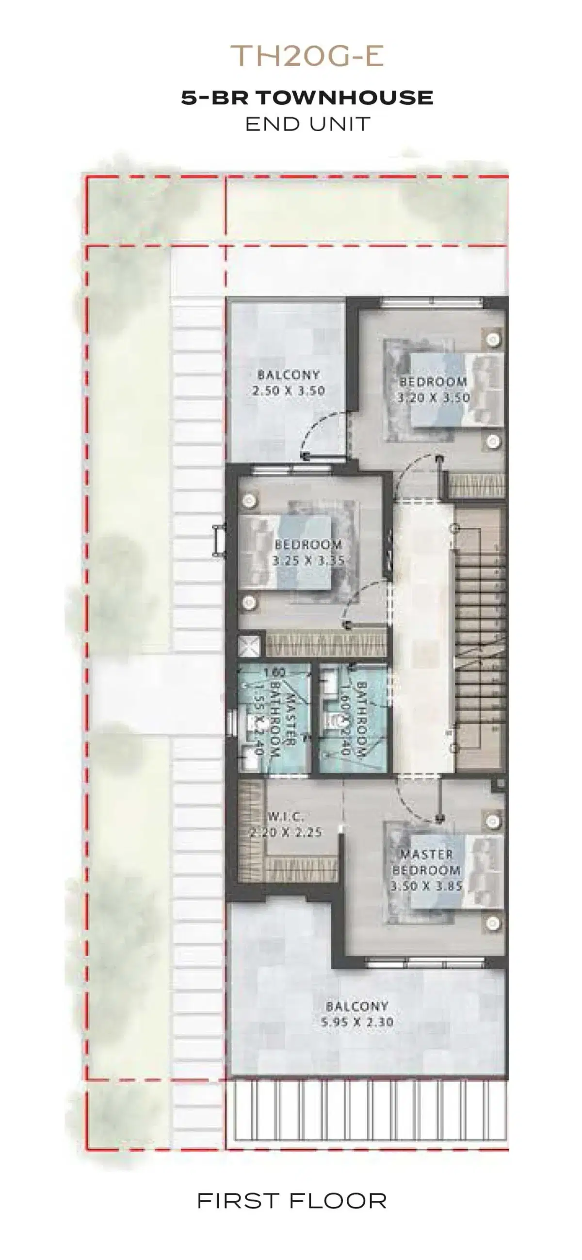 Damac Ivory at Damac Hills, Dubai 3 BR Floor Plan 2,904 Sq. Ft.