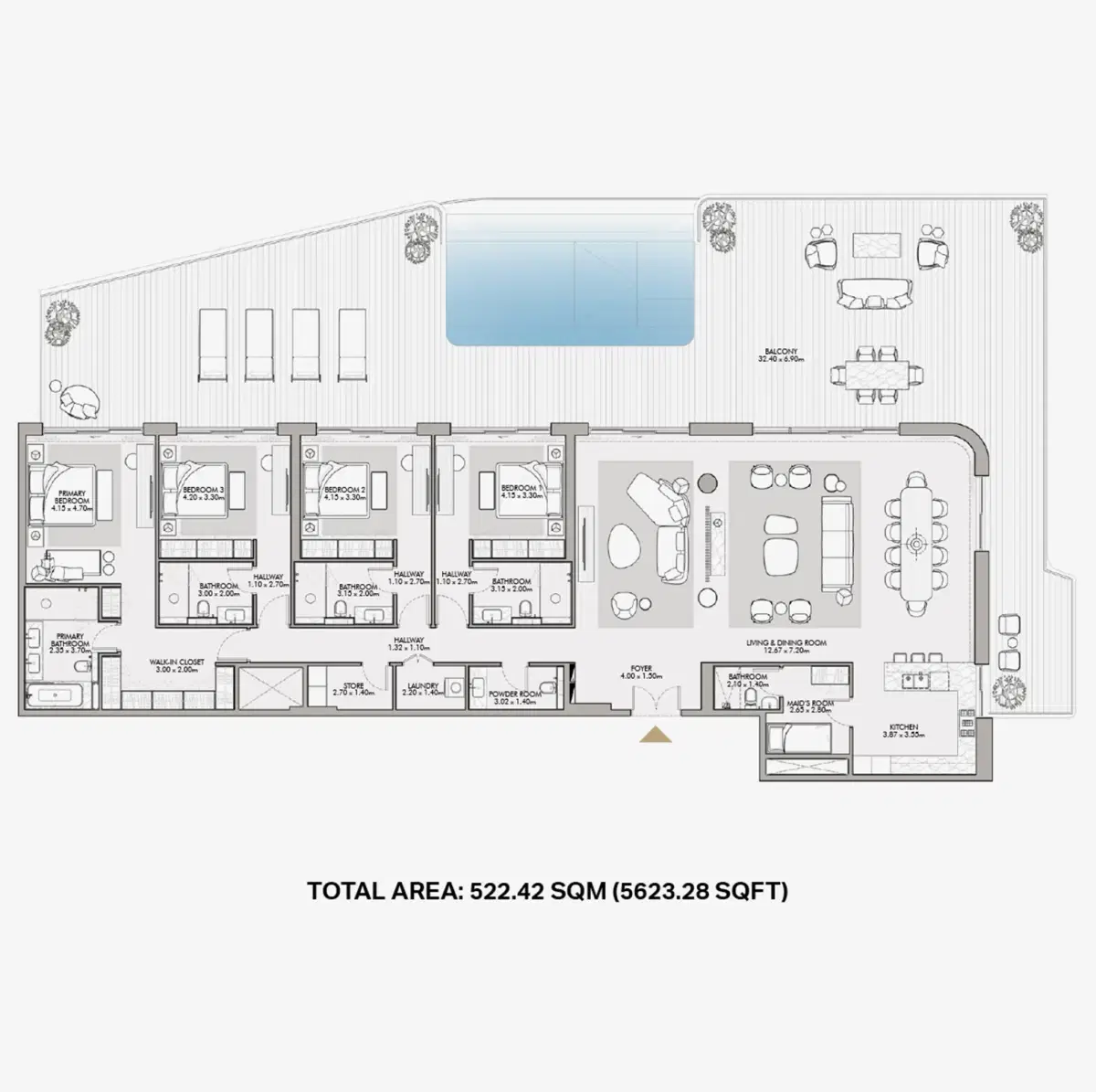 4 Bedroom Residencies