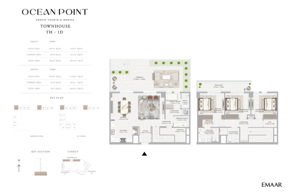 3 Bedroom Townhouses