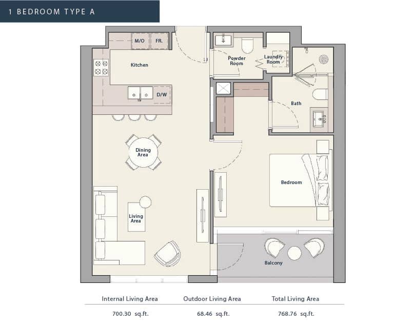 1 Bedroom Apartments