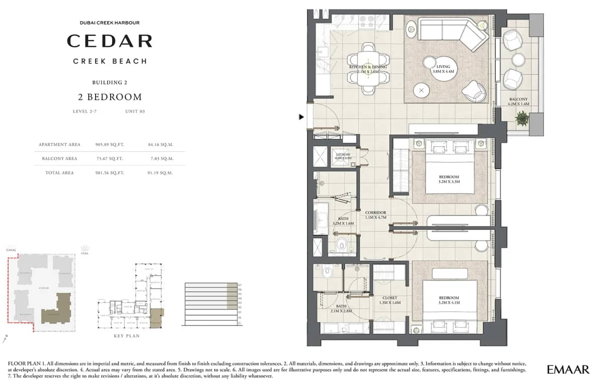 2 Bedroom Apartments