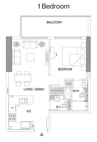 1 Bedroom Apartments