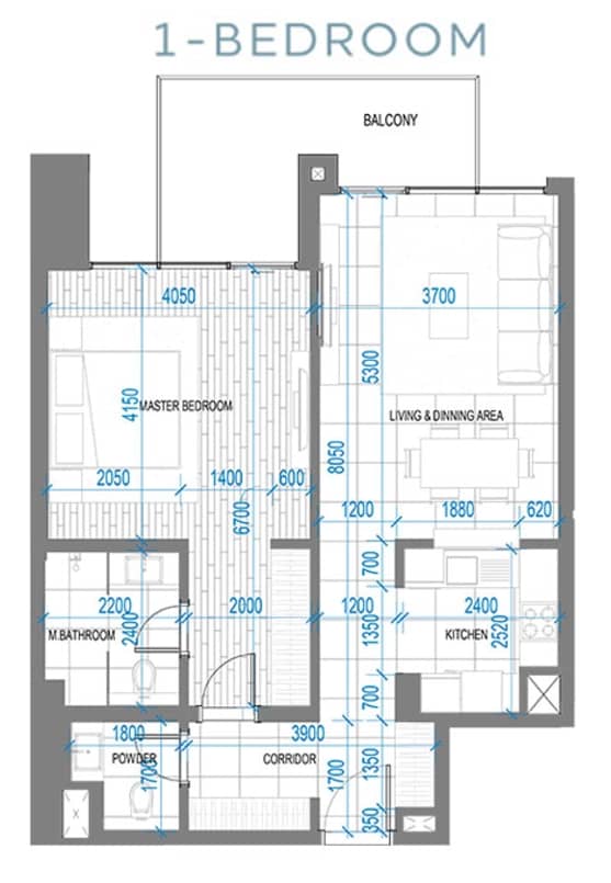 1 Bedroom Apartments