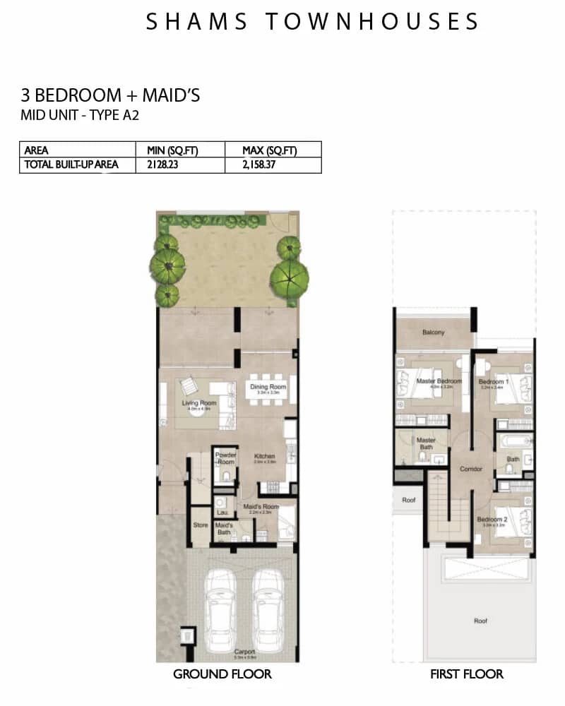 3 Bedroom Townhouses