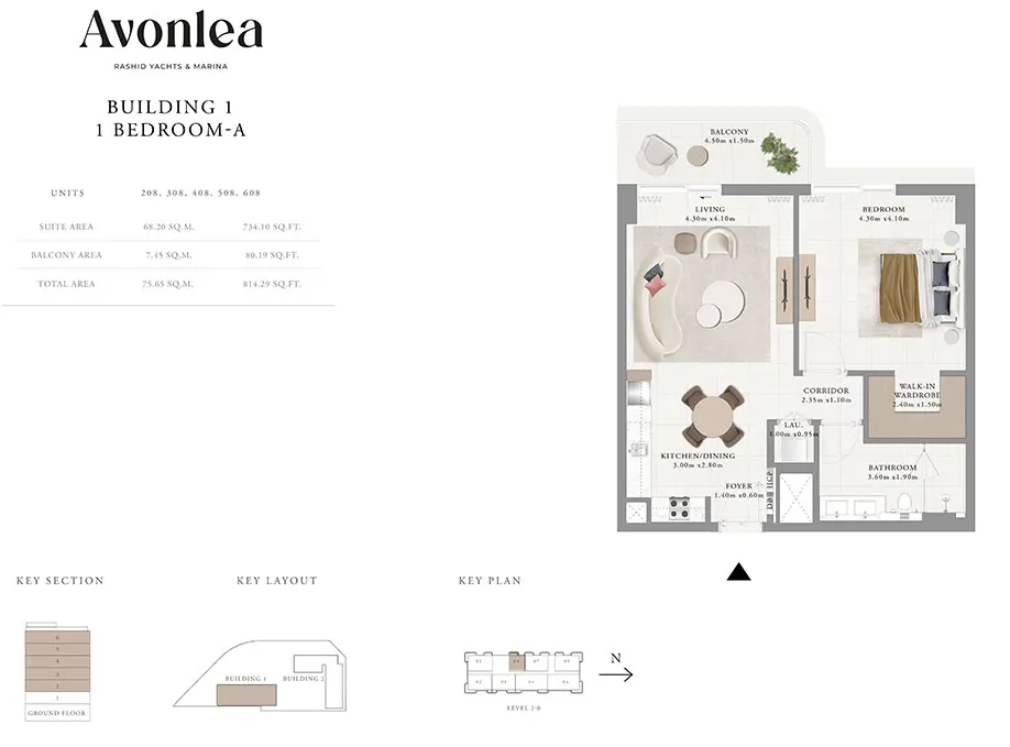 1 Bedroom Apartments