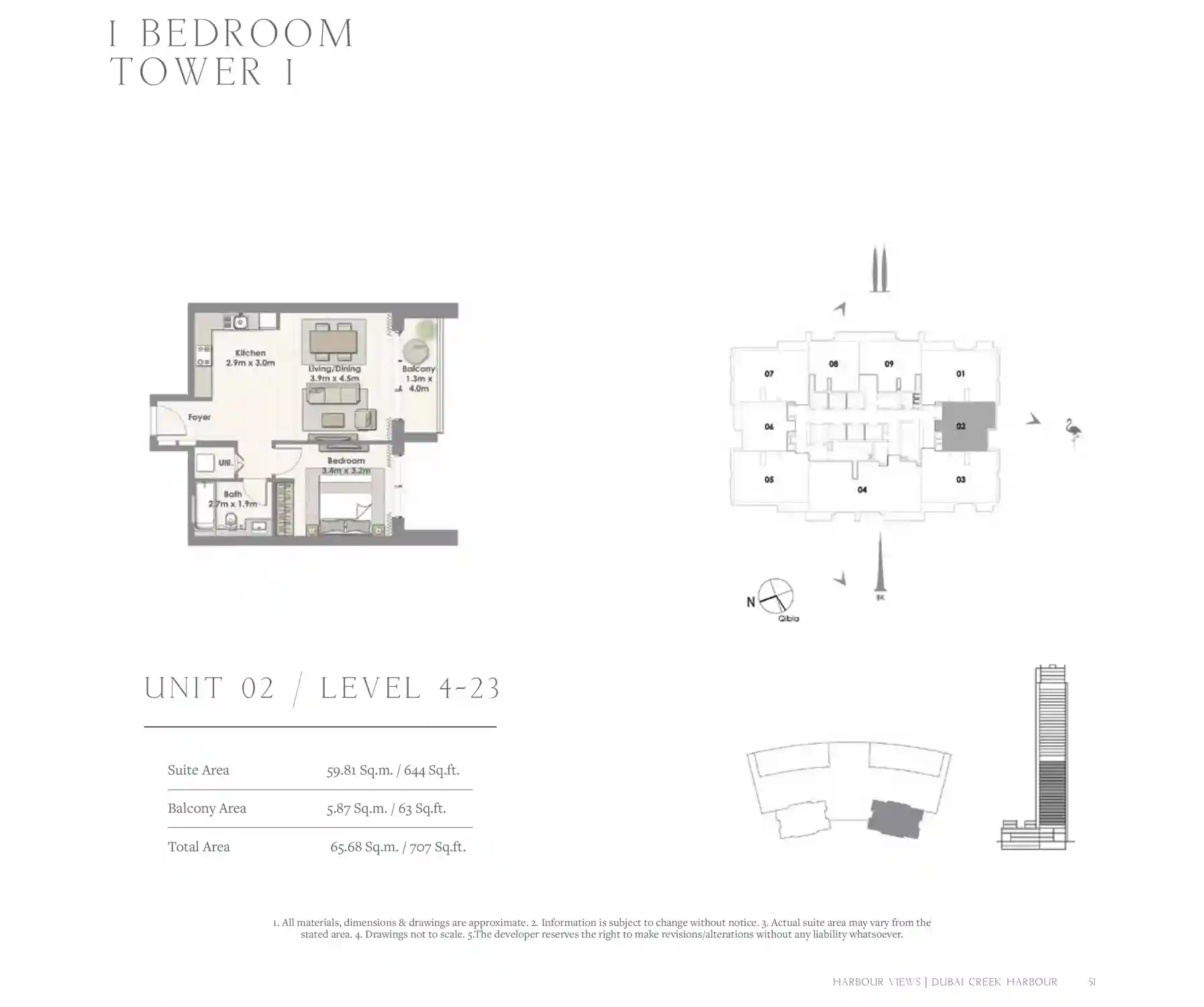 1 Bedroom Apartments