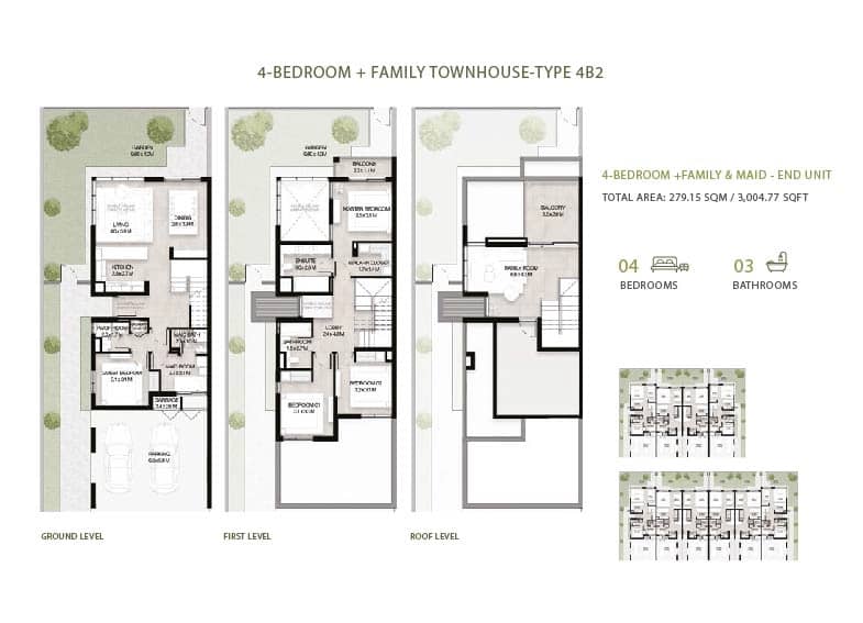 4 Bedroom Townhouses