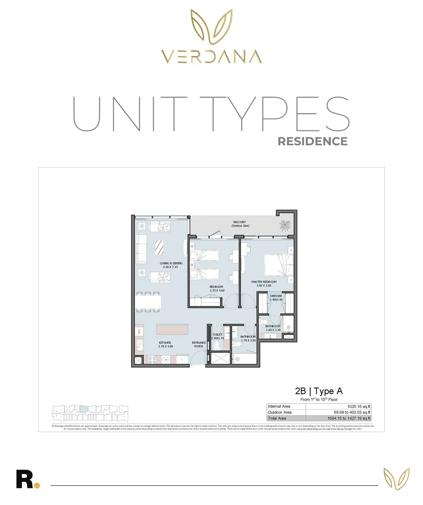 2 Bedroom Apartments