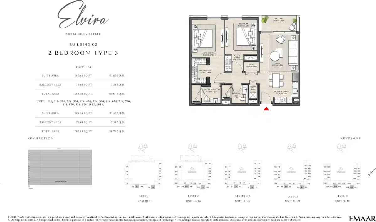 2 Bedroom Apartments