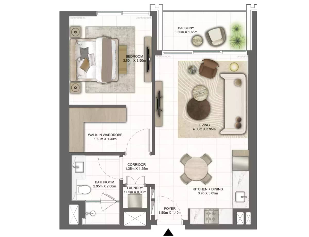 1 Bedroom Apartment