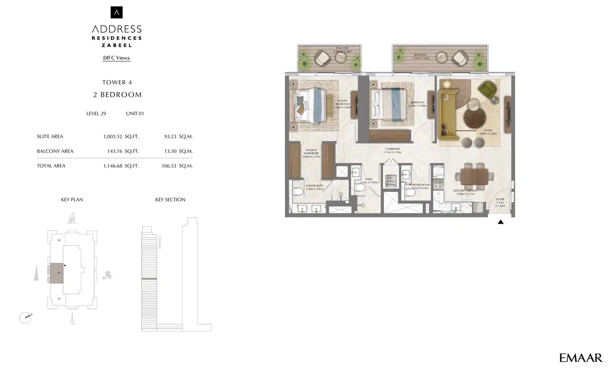 2 Bedroom Apartments