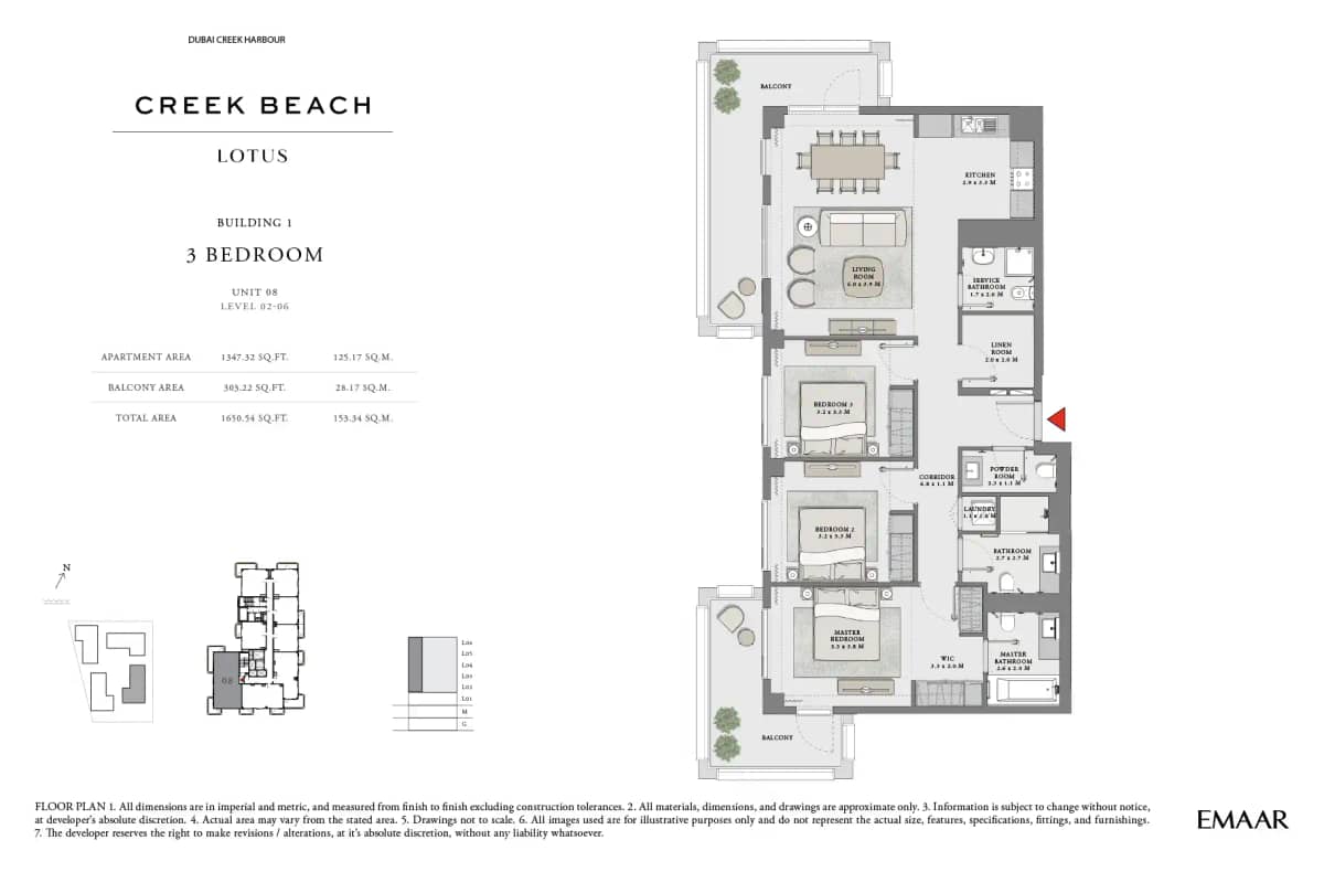 3 Bedroom Apartments